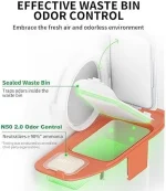 ظرف خاک هوشمند خودکار گربه - تصویر 18